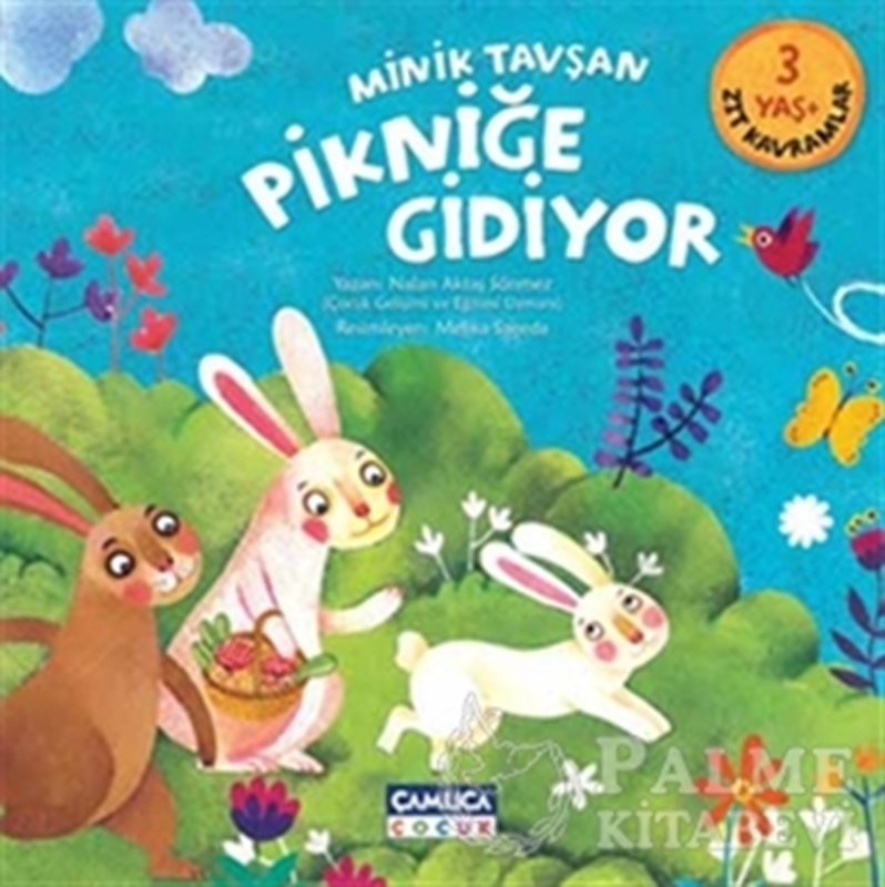 resm Minik Tavşan Pikniğe Gidiyor