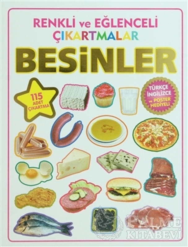 resm Renkli ve Eğlenceli Çıkartmalar - Besinler (Food)