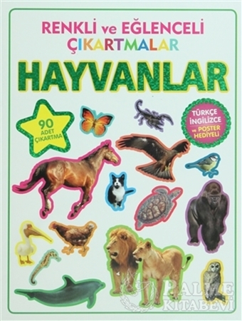 Resim Renkli ve Eğlenceli Çıkartmalar - Hayvanlar (Animals)