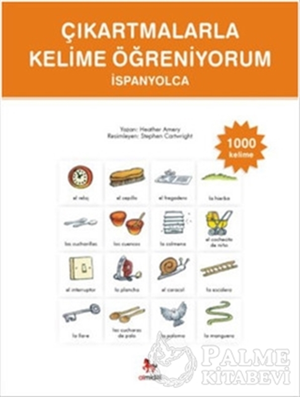 resm Çıkartmalarla Kelime Öğreniyorum - İspanyolca 