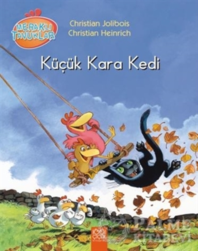 resm Meraklı Tavuklar - Küçük Kara Kedi