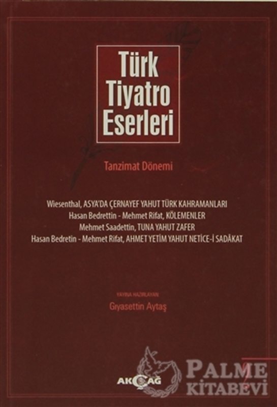 resm Türk Tiyatro Eserleri 2 Tanzimat Dönemi