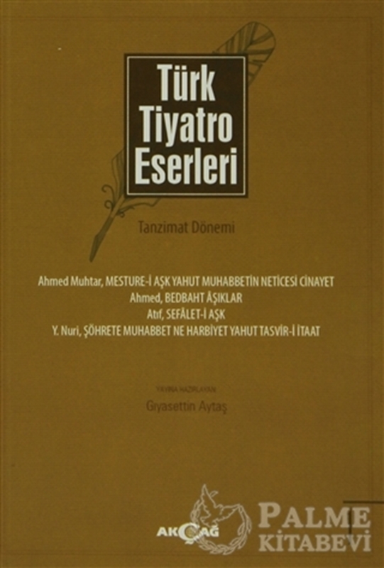 resm Türk Tiyatro Eserleri 1 Tanzimat Dönemi