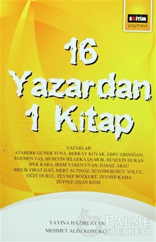 resm 16 Yazardan 1 Kitap