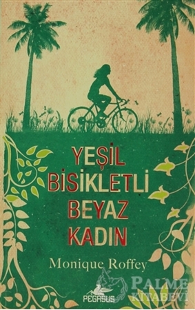 Resim Yeşil Bisikletli Beyaz Kadın