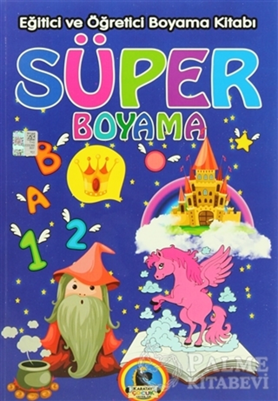 resm Süper Boyama - Eğitici ve Öğretici Boyama Kitabı
