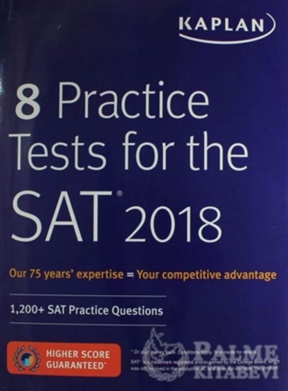 resm Kaplan 8 Practice Tests For The Sat 2018