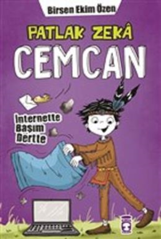 resm Patlak Zeka Cemcan 5 İnternette Başım Dertte Ciltli Timaş Çocuk