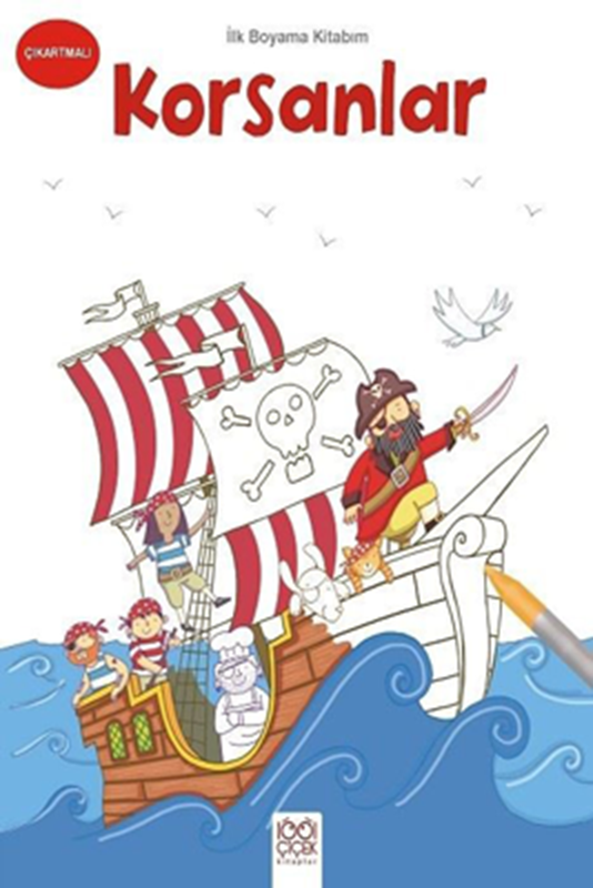 resm İlk Boyama Kitabım - Korsanlar