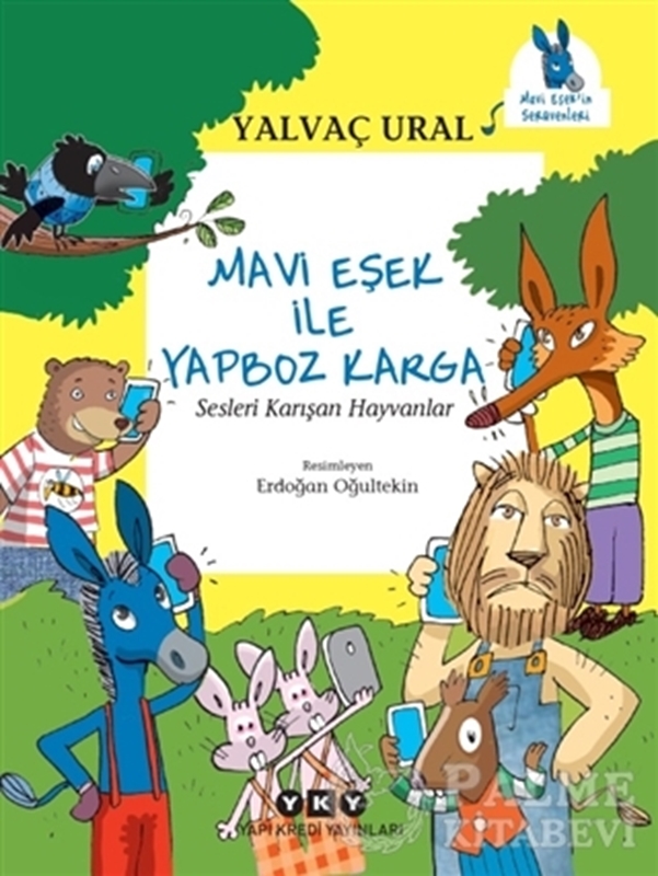 resm Mavi Eşek ile Yapboz Karga - Sesleri Karışan Hayvanlar