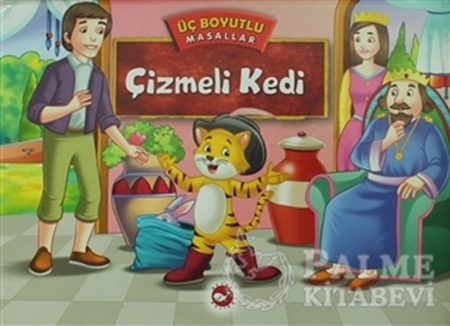 Resim Çizmeli Kedi - Üç Boyutlu Masallar