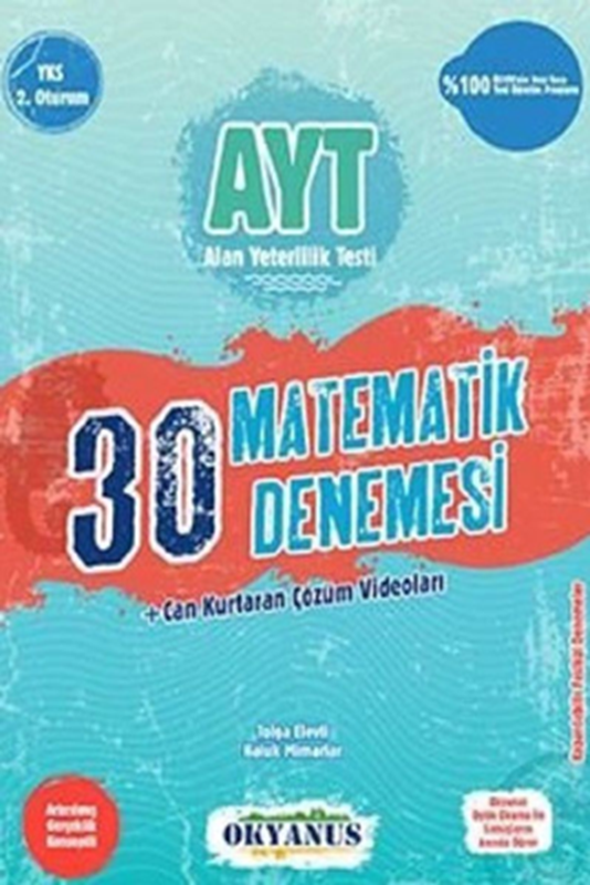 resm YKS 2. Oturum AYT Matematik 30 Deneme