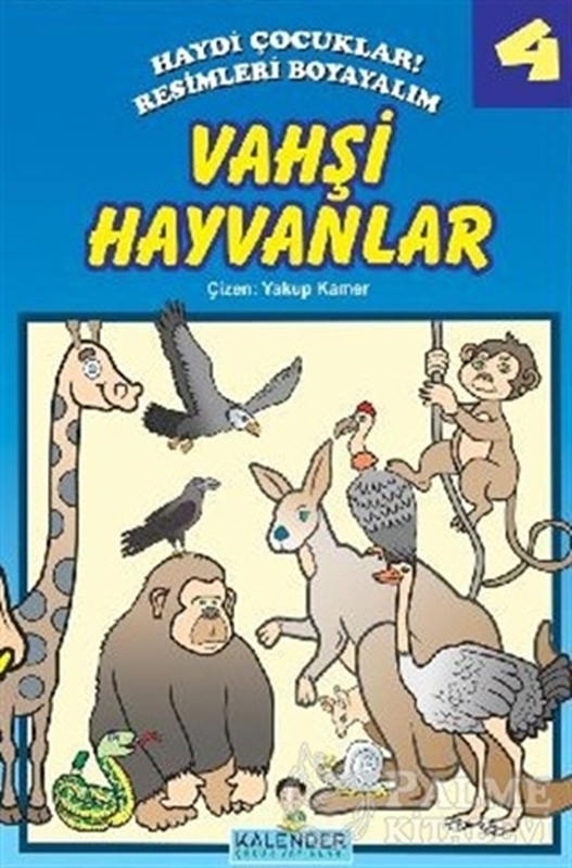 resm Haydi Çocuklar! Resimleri Boyayalım 4 - Vahşi Hayvanlar