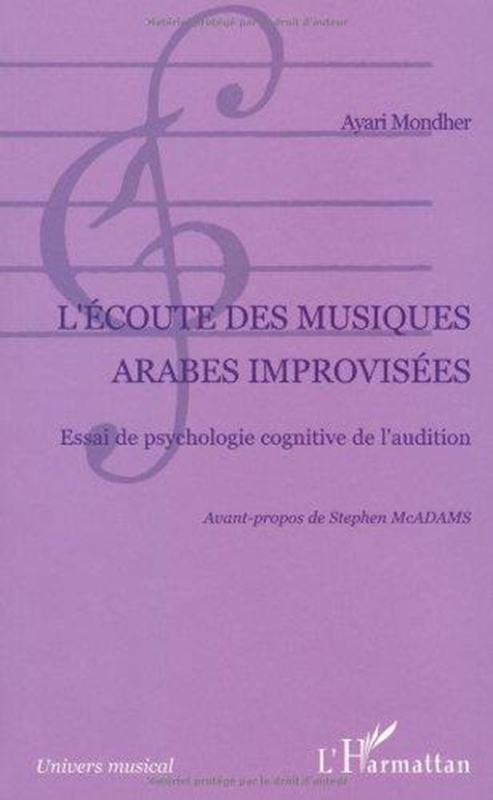 resm "l'ecoute des musiques arabes improvisees ; essai de psychologie cognitive de l'audition"