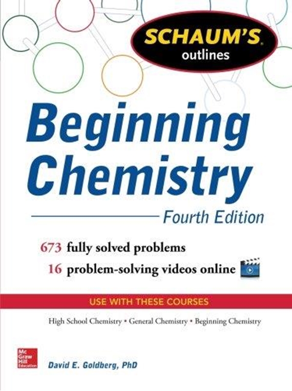 resm Schaum's Outline of Beginning Chemistry: 673 Solved Problems + 16 Videos 4e