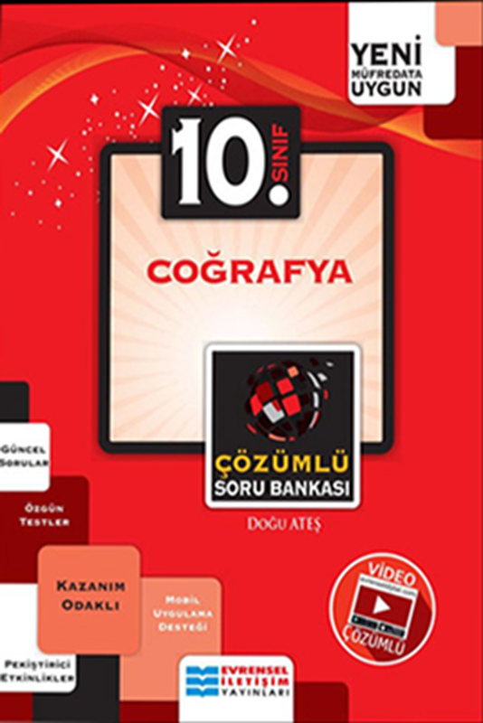 resm 10. Sınıf Coğrafya Video Çözümlü Soru Bankası