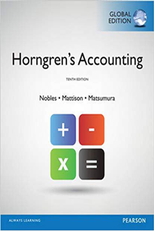Resim Horngren's Accounting 10e