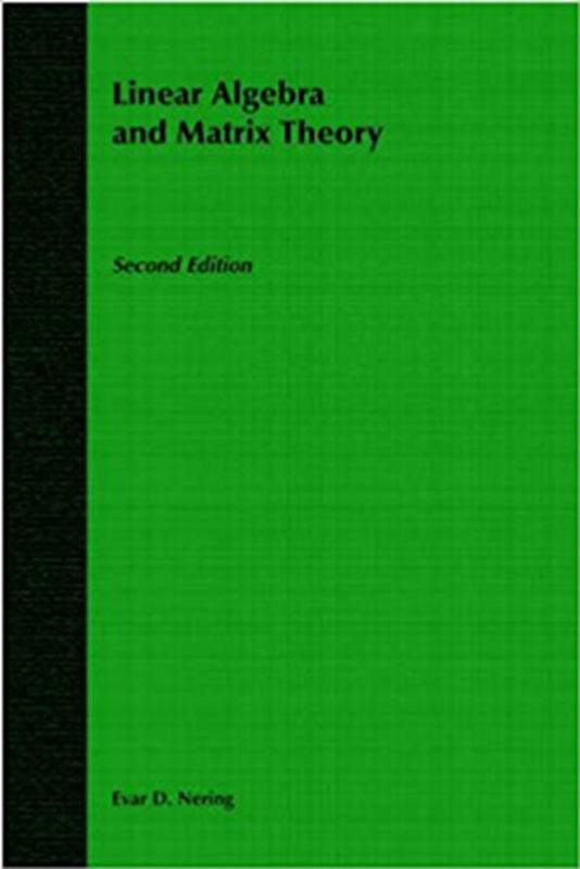 resm Linear Algebra and Matrix Theory 2e