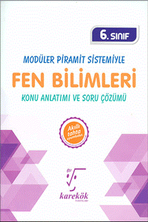Resim 6. Sınıf Modüler Piramit Sistemiyle Fen Bilimleri Konu Anlatımı ve Soru Çözümü