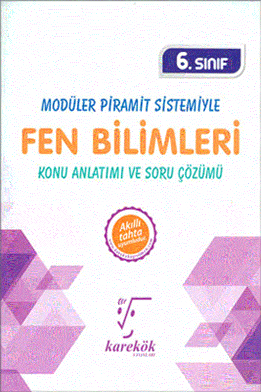 resm 6. Sınıf Modüler Piramit Sistemiyle Fen Bilimleri Konu Anlatımı ve Soru Çözümü