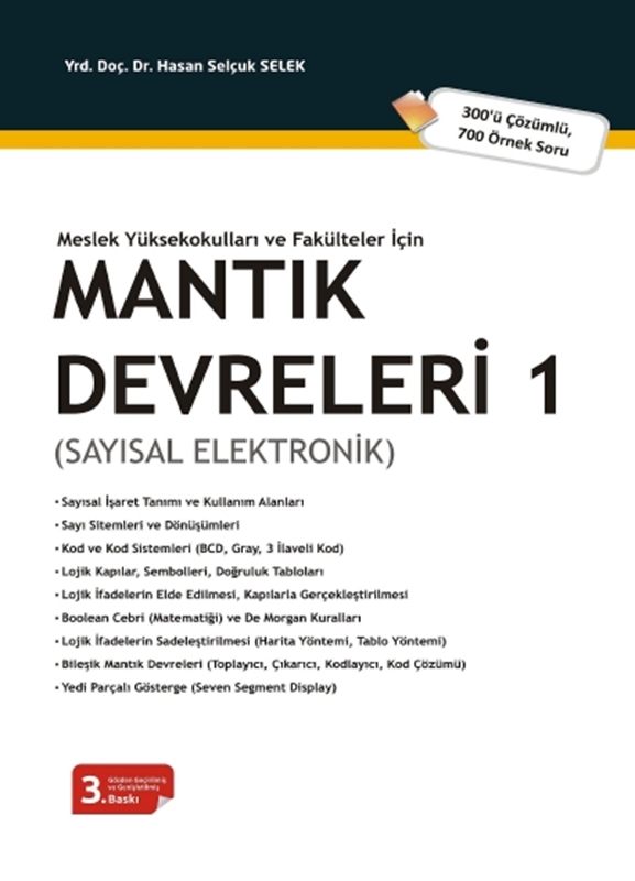 resm Meslek Yüksekokulları ve Fakülteler İçinMantık Devreleri – 1 (Sayısal Elektronik)