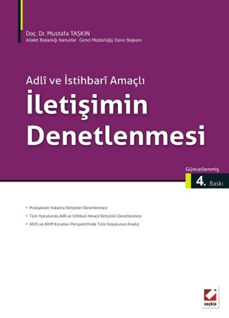 Resim Adli ve İstihbari Amaçlıİletişimin Denetlenmesi