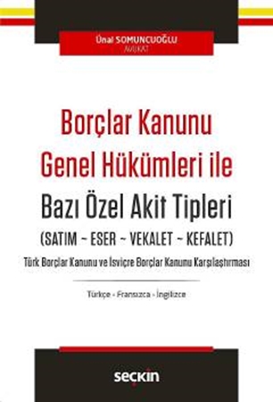 Resim Borçlar Kanunu Genel Hükümleri İle Bazı Özel Akit Tipleri