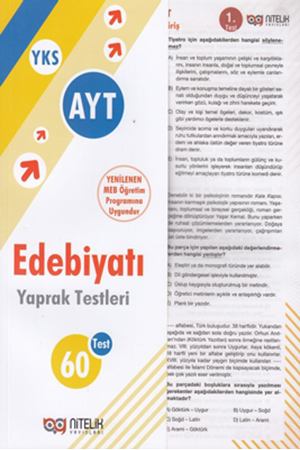 Resim YKS AYT Edebiyatı Yaprak Testleri