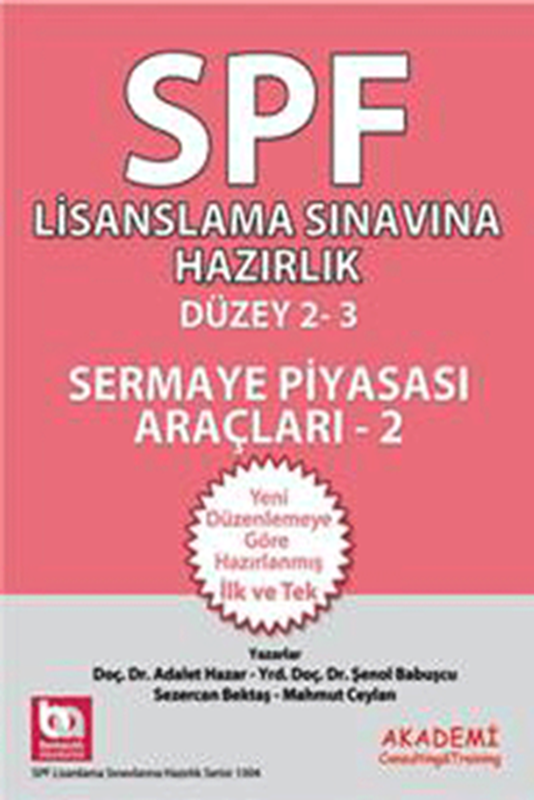 resm SPF Lisanslama Sınavına Hazırlık Düzey 2-3 Türev: Sermaye Piyasası Araçları 2