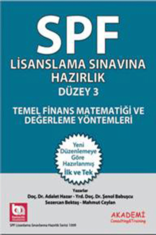 resm SPF Temel Finans Matematiği ve Değerleme Yöntemleri