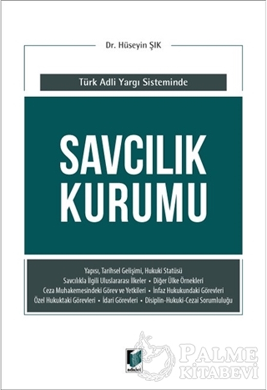 resm Savcılık Kurumu (Türk Adli Yargı Sisteminde)