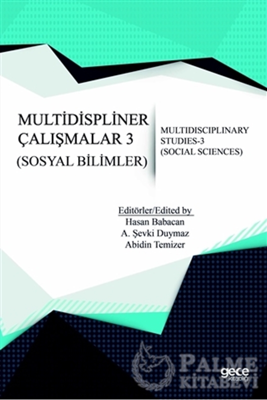 resm Sosyal Bilimler - Multidispliner Çalışmalar 3 - Social Sciences - Multidisciplinary Studies 3