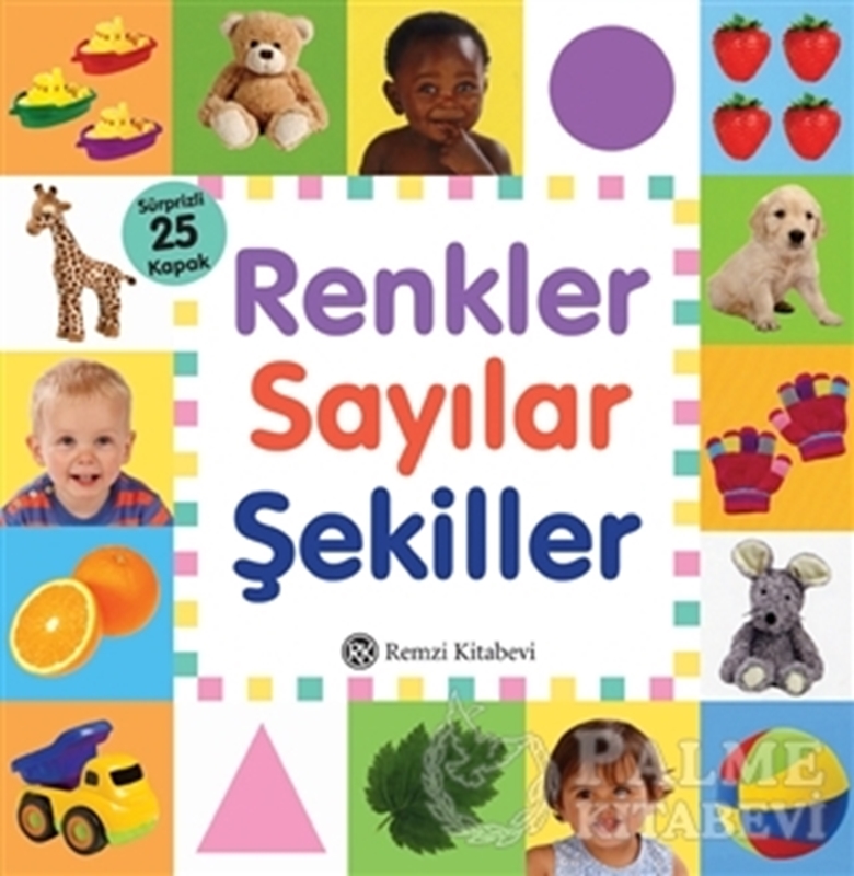 resm Renkler Sayılar Şekiller (Sürprizli 25 Kapak)