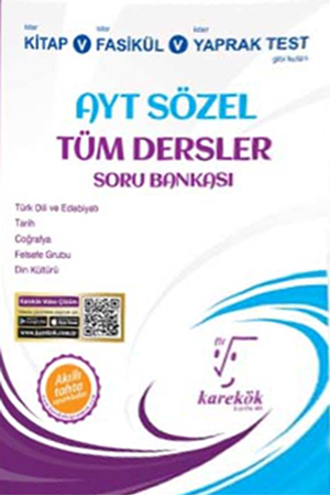 Resim AYT Sözel Tüm Dersler Soru Bankası