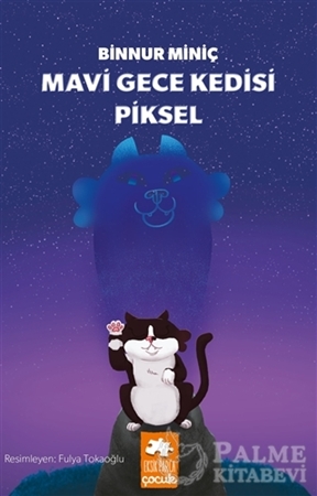 Resim Mavi Gece Kedisi Piksel