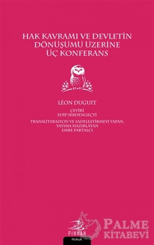 resm Hak Kavramı ve Devletin Dönüşümü Üzerine Üç Konferans