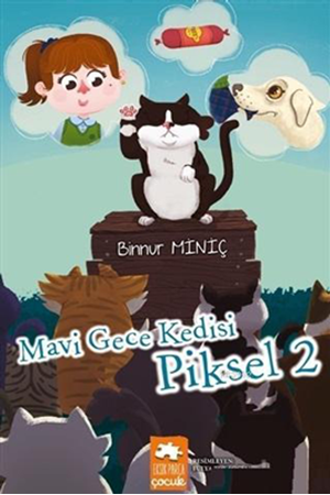 Resim Mavi Gece Kedisi - Piksel 2