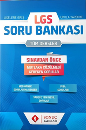 Resim Lgs Tüm Dersler Soru Bankası Sonuç Yayınları