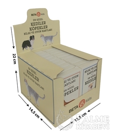 Resim En Güzel Kediler Köpekler Kutu Seti - Bilgi ve Oyun Kartları