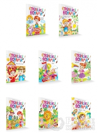 Resim Etkinlik Boyama Kitabı (8 Kitap Set)