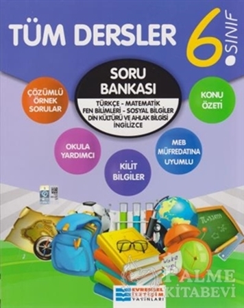 Resim 6. Sınıf Tüm Dersler Soru Bankası