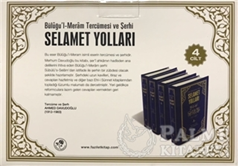 resm Büluğu’l-Meram Tercümesi ve Şerhi Selamet Yolları (4 Cilt Kutulu)