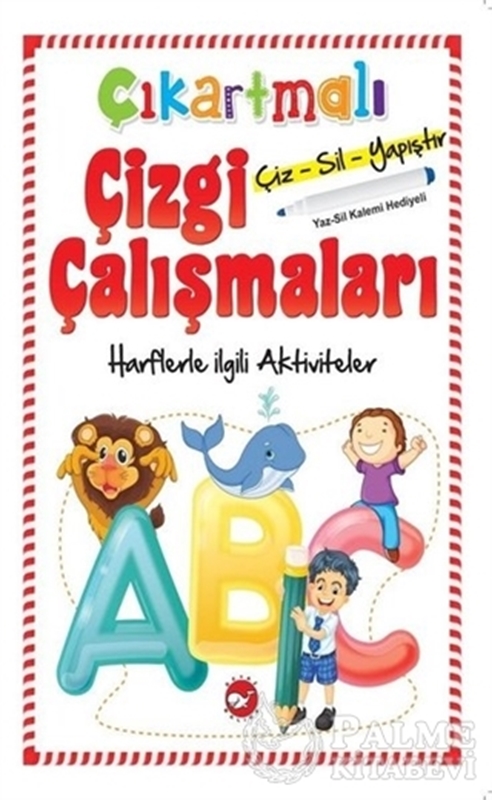 resm Çıkartmalı Çizgi Çalışmaları - Harflerle İlgili Aktiviteler
