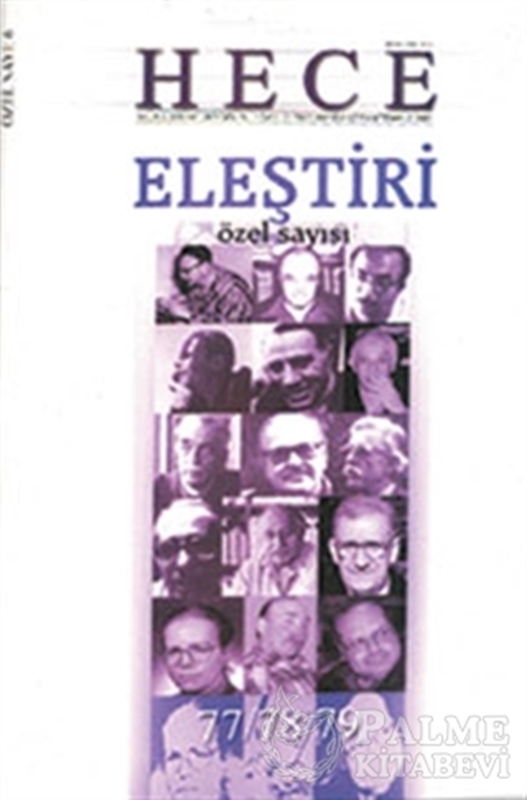 resm Hece Aylık Edebiyat Dergisi Eleştiri Özel Sayısı: 6 - 77/78/79