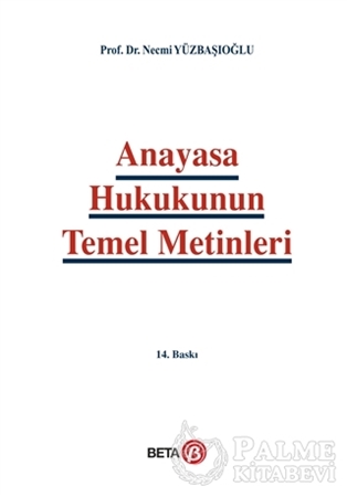 Resim Anayasa Hukukunun Temel Metinleri