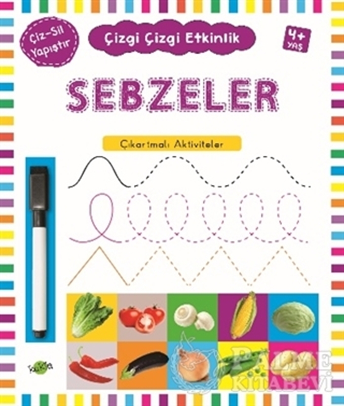 resm Sebzeler 4 Yaş ve Üstü - Çizgi Çizgi Etkinlik