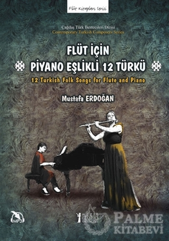resm Flüt İçin Piyano Eşlikli 12 Türkü