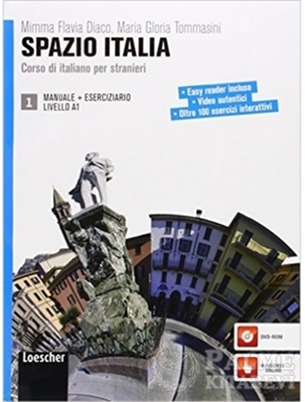 resm Spazio Italia Manuale 1 +Eserciziario con DVD-ROM