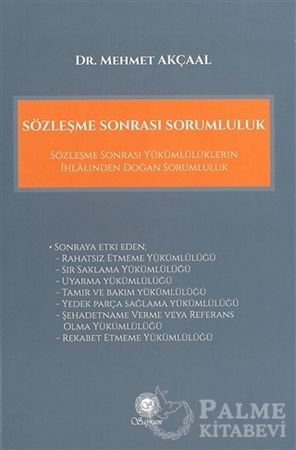 Resim Sözleşme Sonrası Sorumluluk
