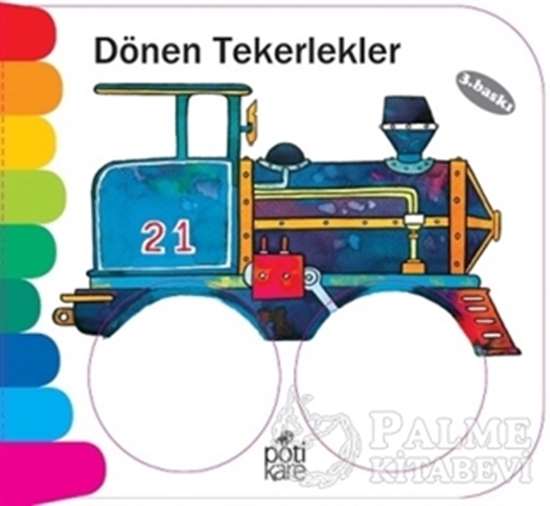 resm Dönen Tekerlekler - Delikli Kitaplar Serisi